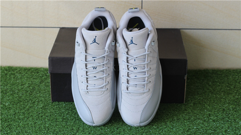 Authentic Air Jordan 12 Wolf Grey Low